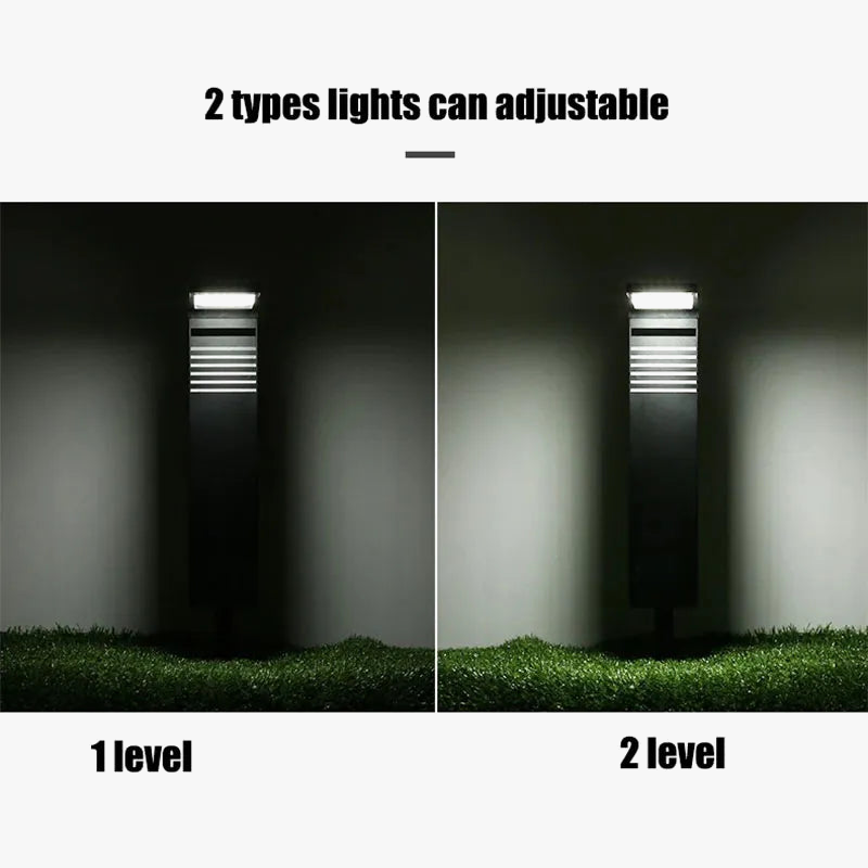 Le jardin solaire allume l'extérieur étanche lumière LED décoration voie paysage borne solaire pelouse lumières pour cour passerelle 2200mAh