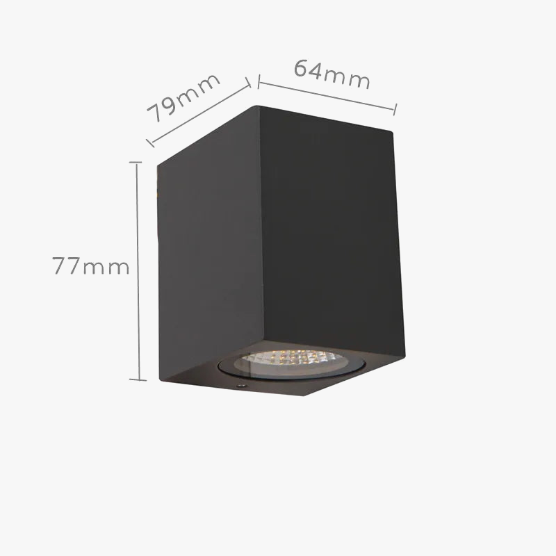 Applique murale LED 5W extérieure réglable pliante étanche IP65