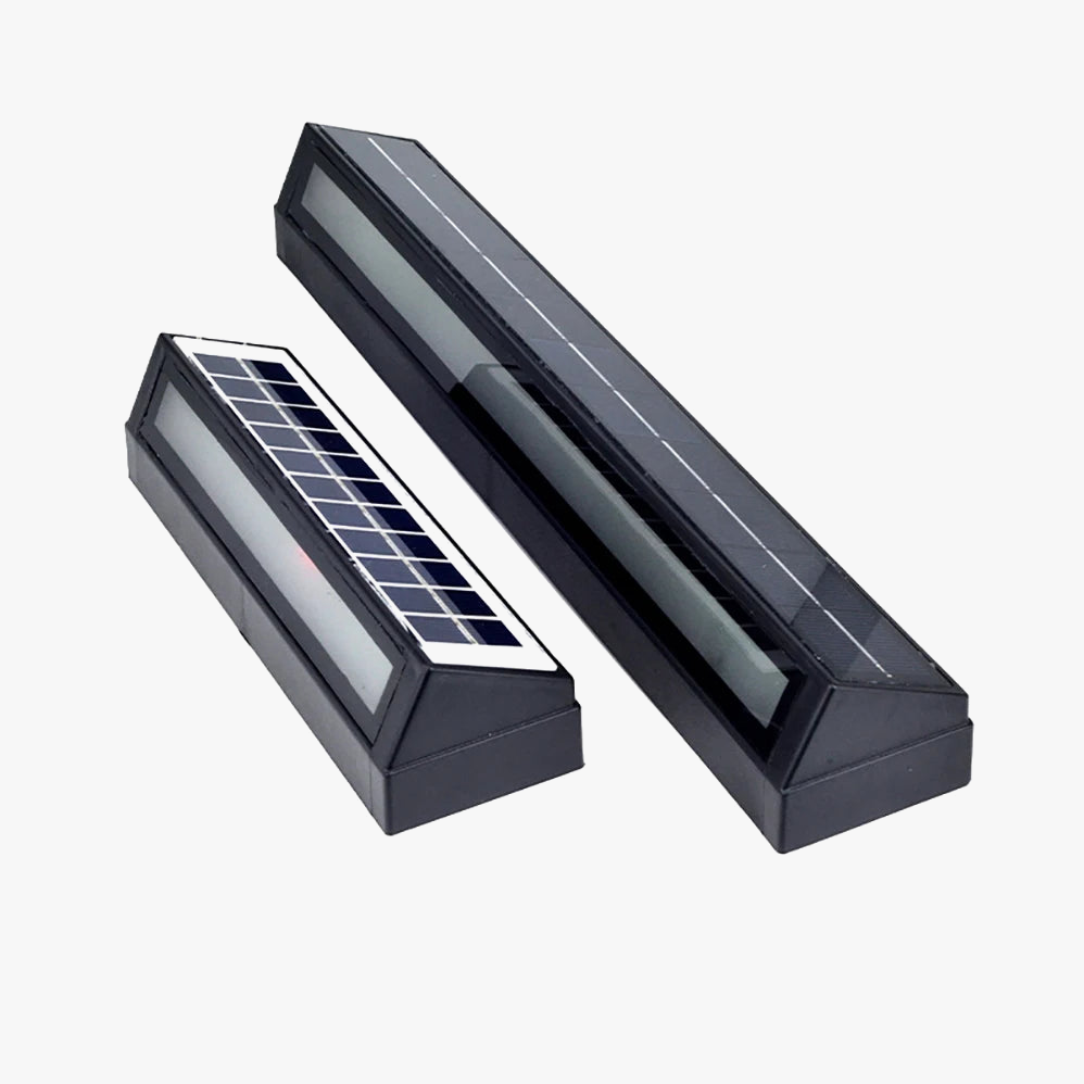 LED Applique murale solaire batterie au Lithium 3.7V 2200mAh IP65 étanche extérieure moderne minimalisme Style lampe porche jardin lumières