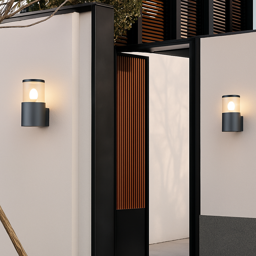 LED appliques extérieures E27 étanche porche lumière 12W AC85-265V couloir allée applique murale pour jardin cour balcon lampes