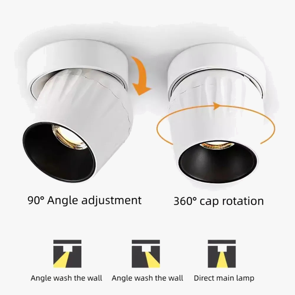 Spots design arrondi LED Downlight