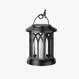 led lampe flamme simulation énergie solaire pince murale extérieure étanche paysage noël jardin