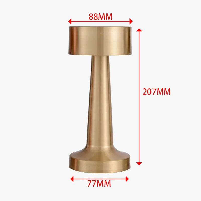 lampe de Table LED rétro capteur tactile Rechargeable