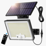 led lumière solaire extérieure étanche avec capteur de mouvement 3 modes