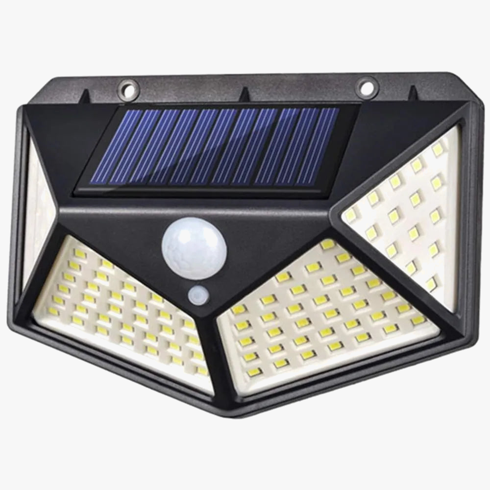 led lumière solaire extérieure étanche avec capteur de mouvement 3 modes