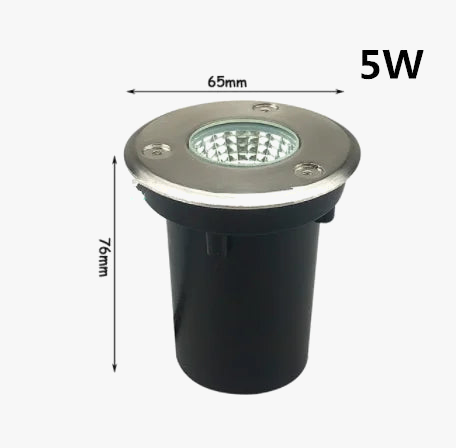 LED lumière souterraine 5W 10W 15W 20W 30W extérieur IP67 étanche sol jardin chemin sol enterré cour Spot paysage 220v Dc12v