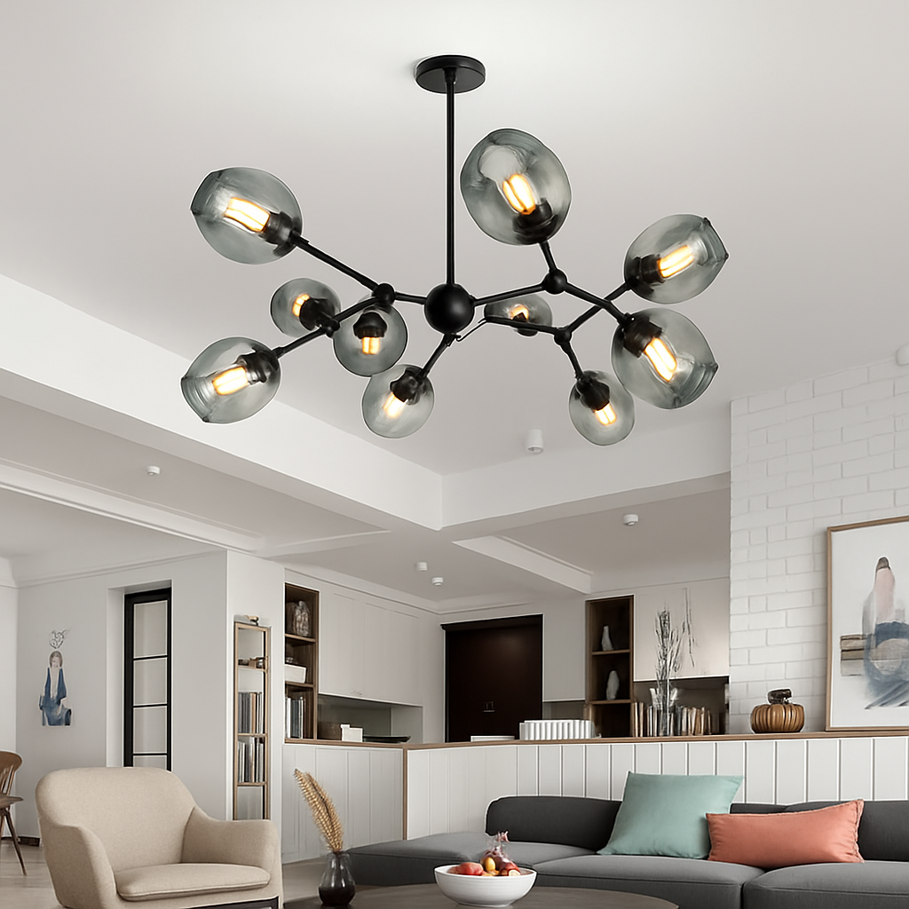 LED lustre éclairage pour la maison Restaurant salle à manger lustres en verre décor à la maison luminaire intérieur