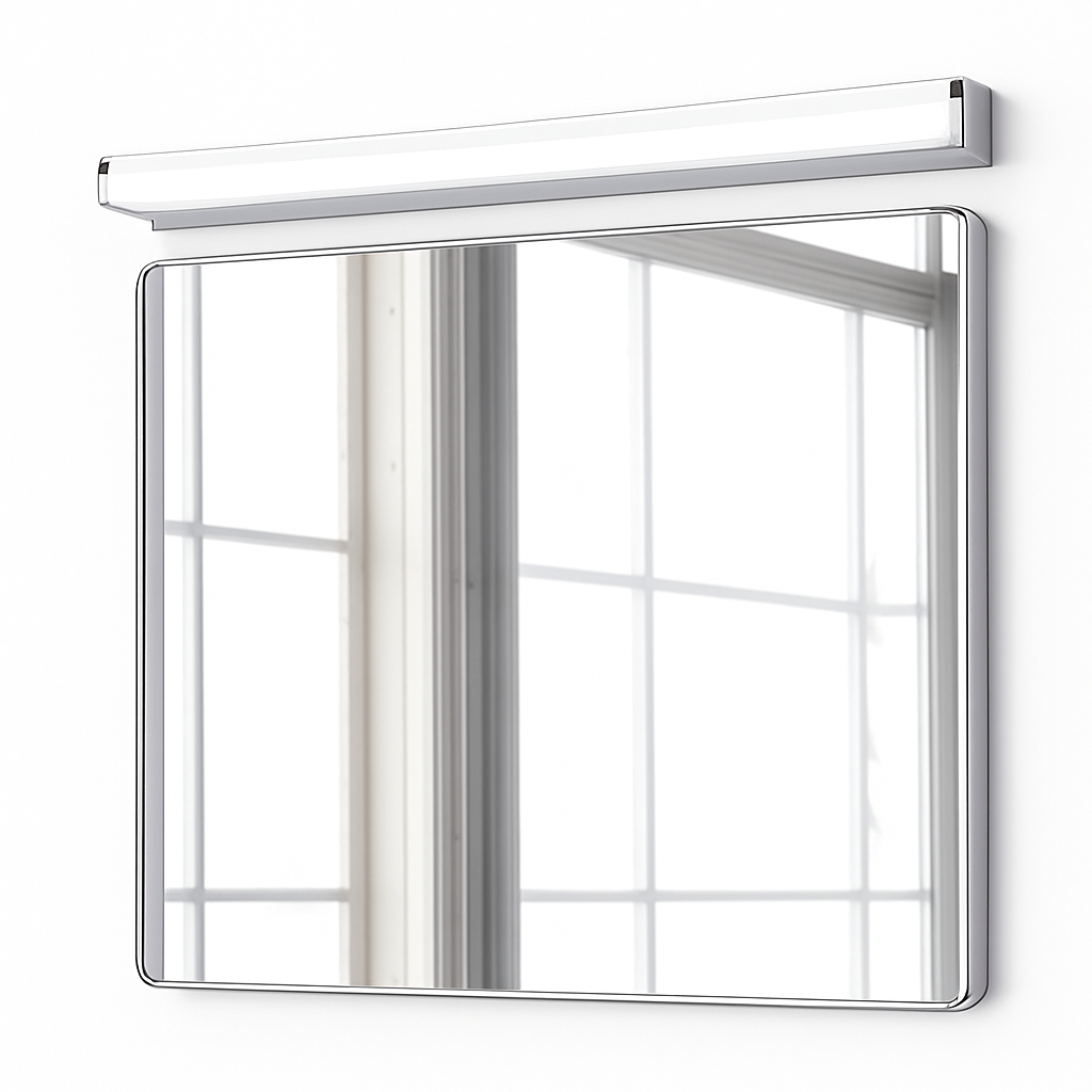 Led miroir lumière moderne salle de bain lampe appliques 42/62/72/120cm acier inoxydable AC85-265V noir blanc appliques LED apliques