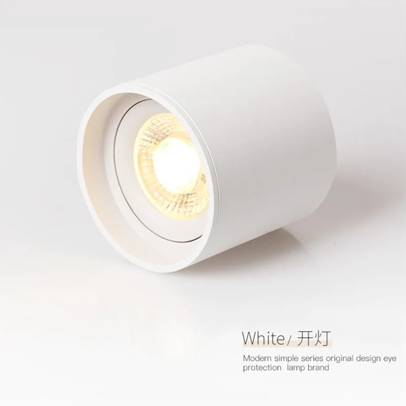 led surface monté rond spot pour meubles de cuisine