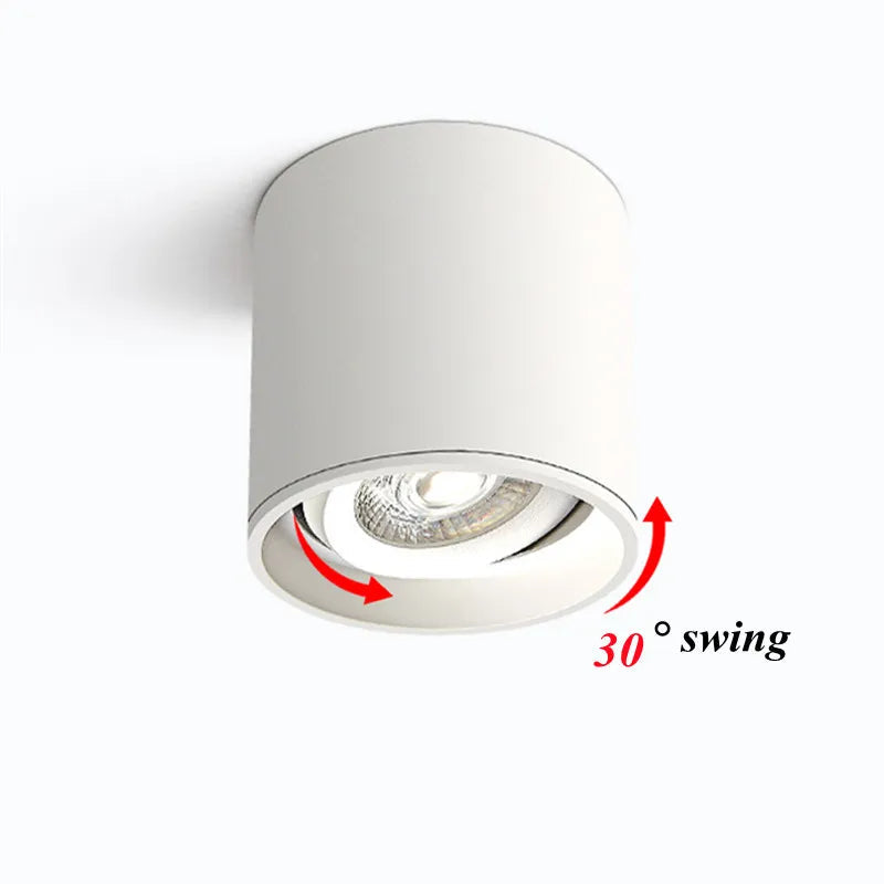 led surface monté rond spot pour meubles de cuisine