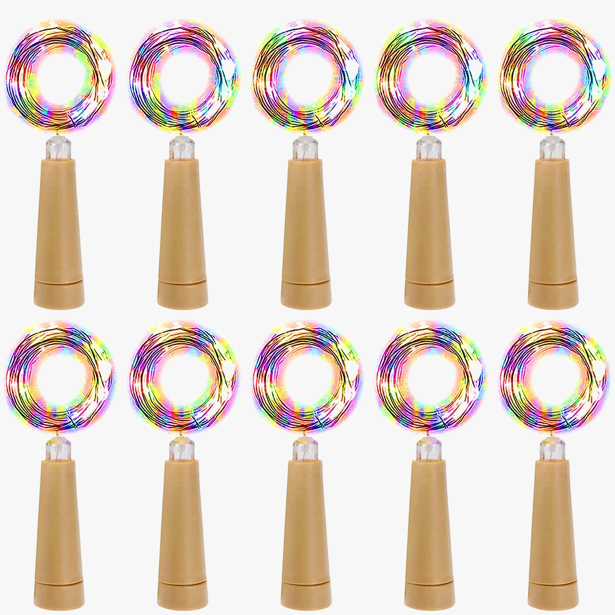 lot de 10 guirlandes lumineuses led pour décorations festives