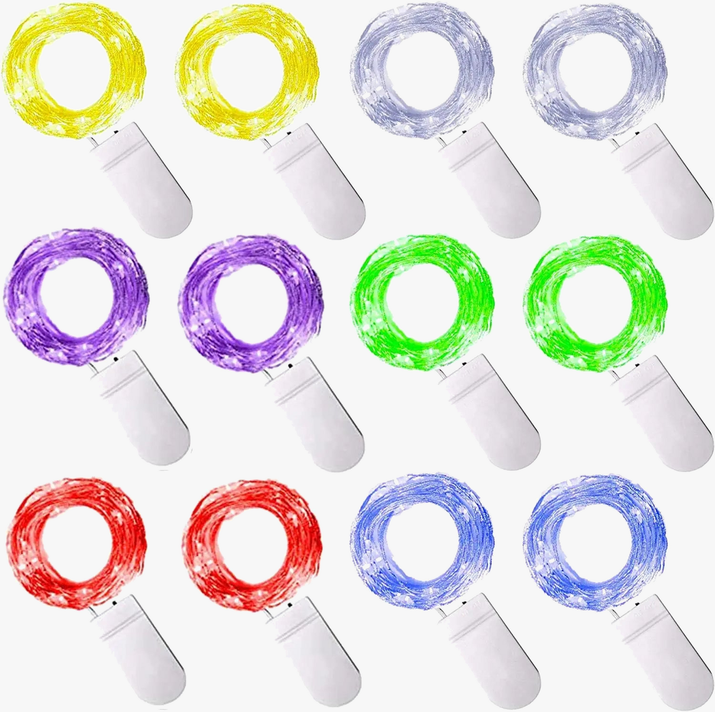 lot de 10 guirlandes lumineuses à led pour décorations festives et romantiques