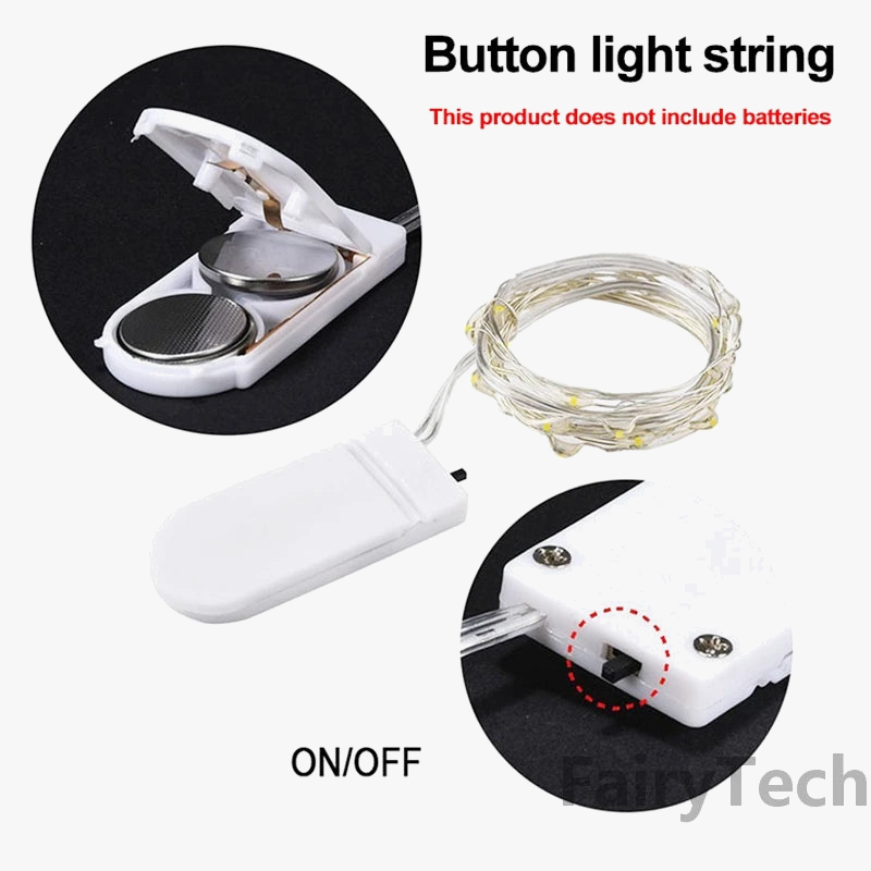 lot de 10 guirlandes lumineuses à led pour décorations festives et romantiques
