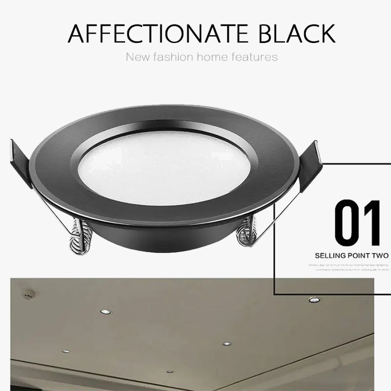 lot de 10 spots led encastrables imperméables pour éclairage intérieur