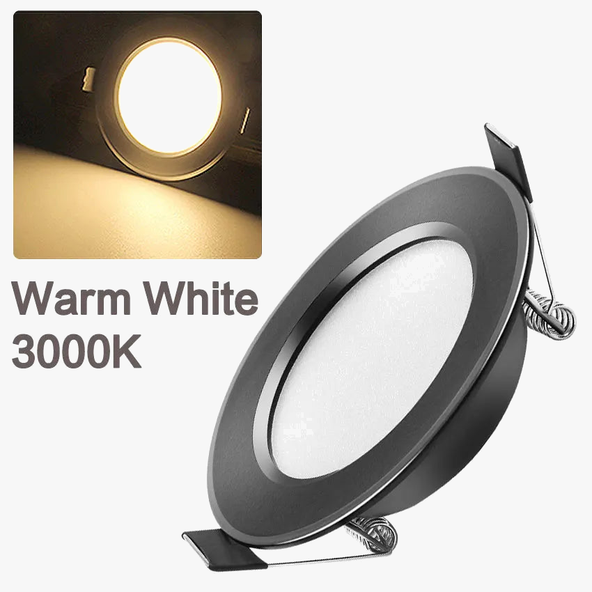 lot de 10 spots led encastrables imperméables pour éclairage intérieur