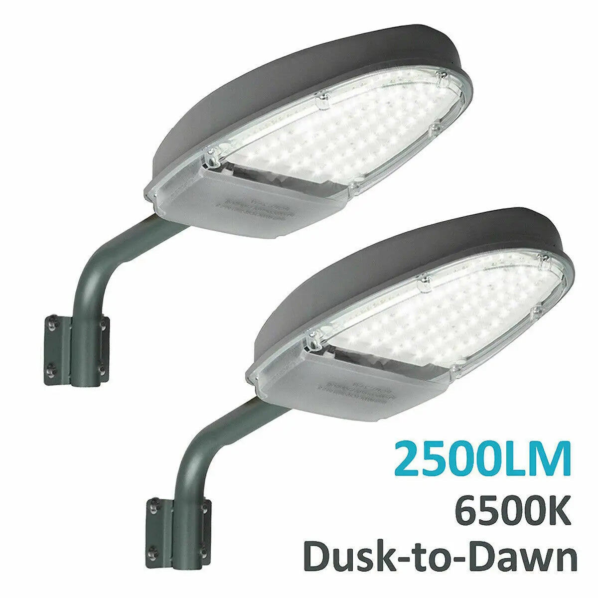 lot de 2 lampadaires led avec détecteur de mouvement étanche