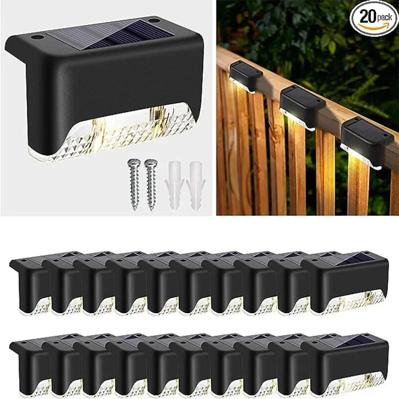 lot de 20 lampes solaires led étanches pour extérieur