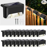 lot de 20 lampes solaires led étanches pour extérieur