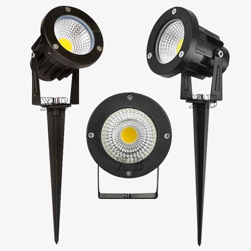 lot de 4 lampes de jardin à led pour extérieur étanches et modernes