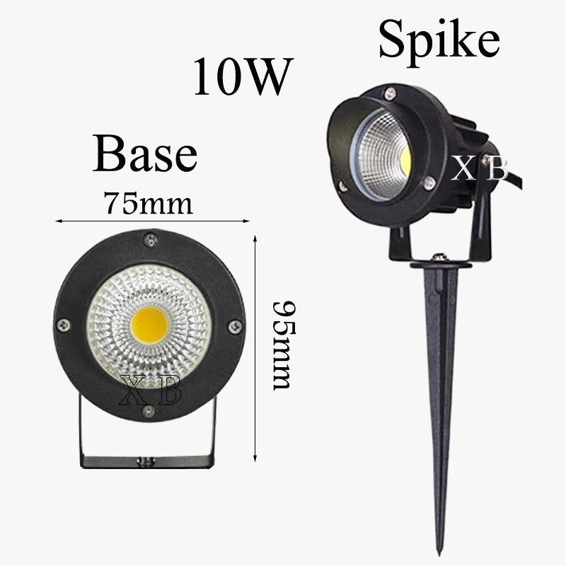 lot de 4 lampes de jardin étanches pour extérieur