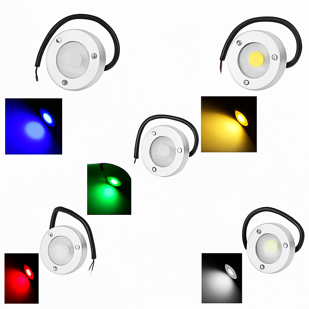 lot de 4 spots led encastrables étanches pour extérieur et jardin