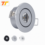 lot de 6 mini spots led dimmables encastrés en aluminium