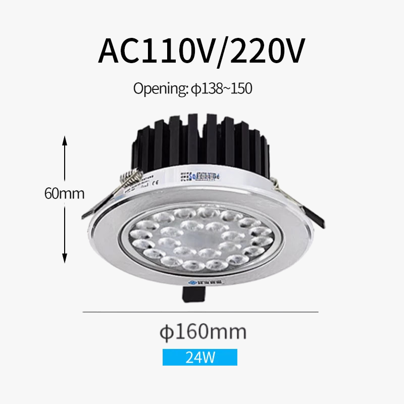 lot de 6 ou 12 spots led encastrables à intensité variable lumineux
