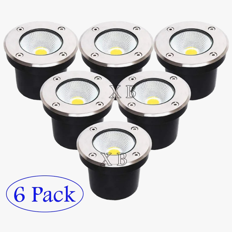 lot de 6 spots led étanches pour extérieur jardin et allée