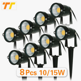 lot de 8 lampes led pour extérieur résistantes à l'eau