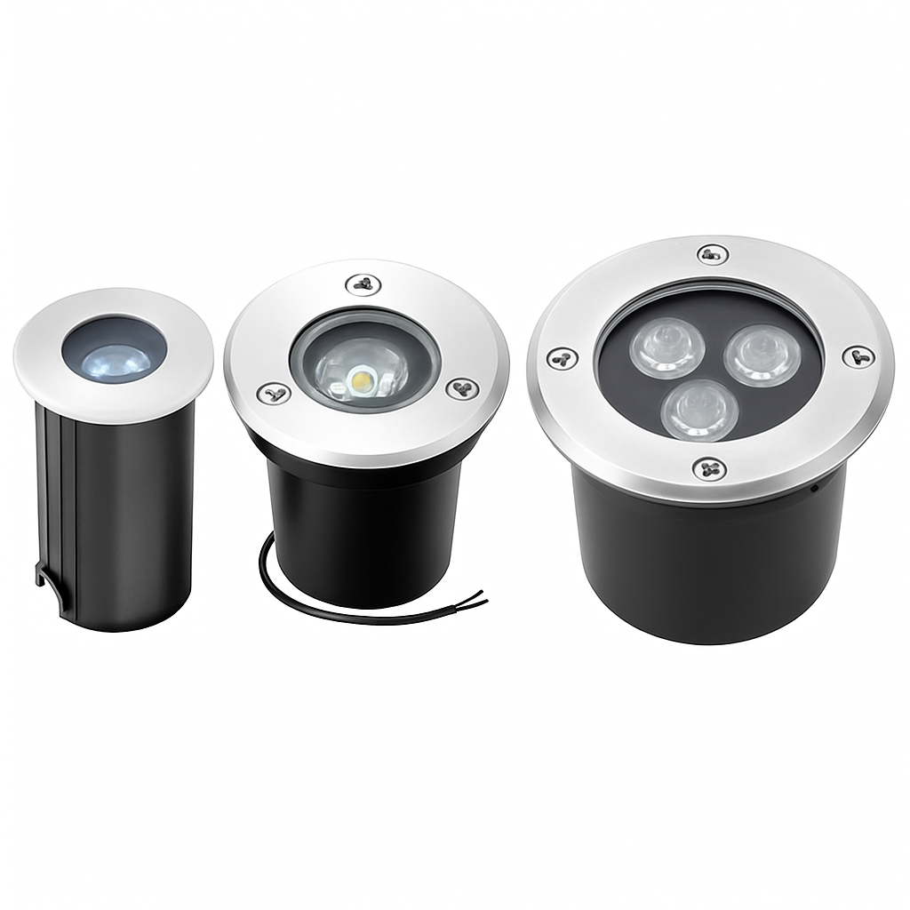 lot de 8 spots led encastrables pour éclairage extérieur jardin et sentier
