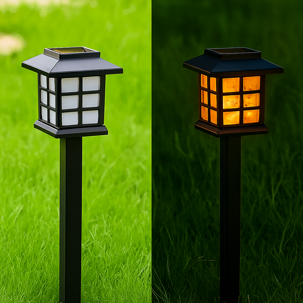 lot de lampes torches solaires décoratives pour jardin extérieur