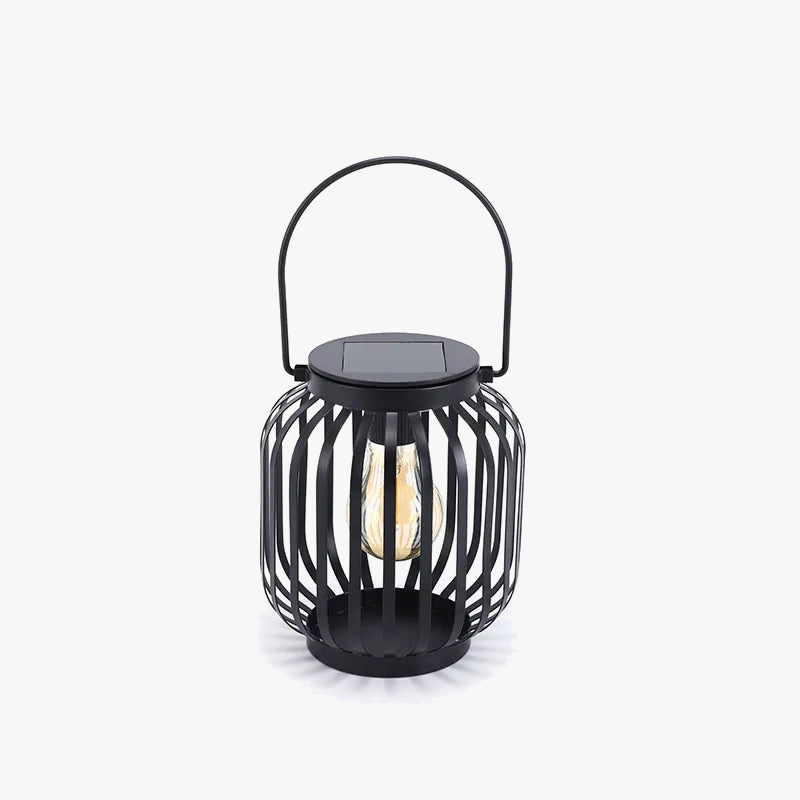 Lumière de jardin solaire extérieure LED étanche lanterne chinoise lumière B &amp; B cour Antique fer Art Portable paysage lumière chaude