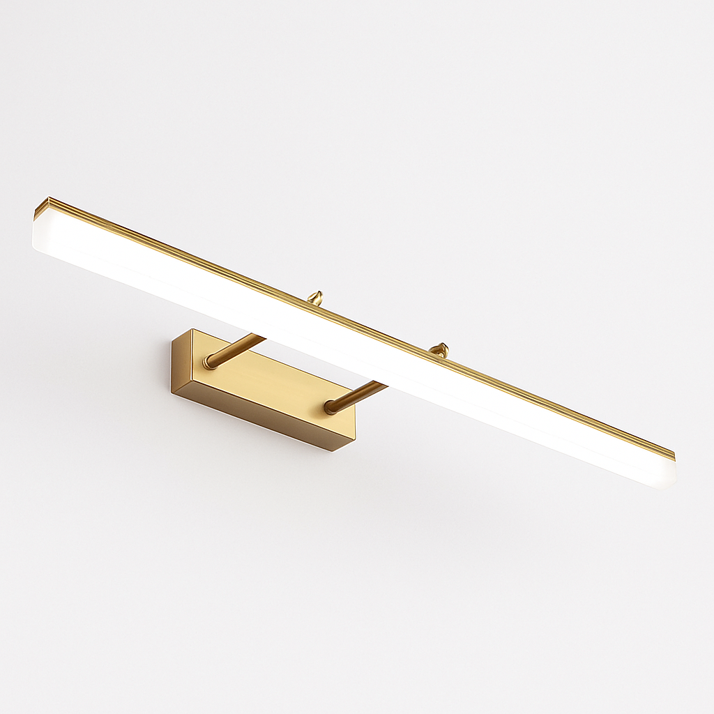 lumière de vanité led rétractable pour maquillage et miroir