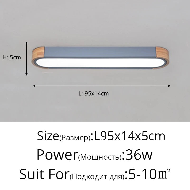 lumière led en bois style industriel pour extérieur nordique