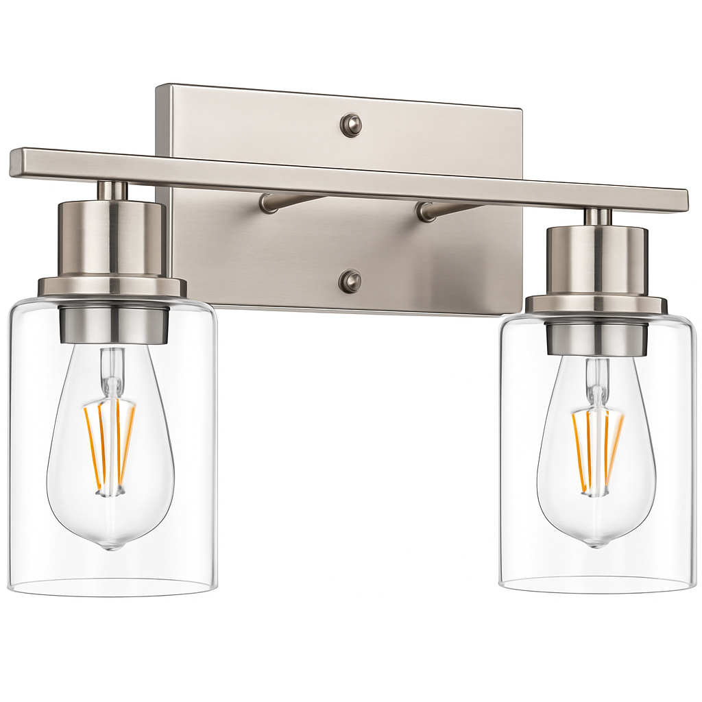 luminaire applique métal verre noir mate salle bains cuisine porche