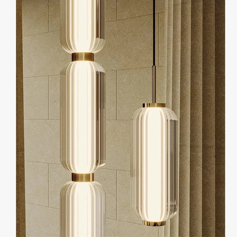 lustre américain de luxe en led pour restaurant moderne