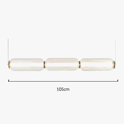 lustre américain de luxe en led pour restaurant moderne