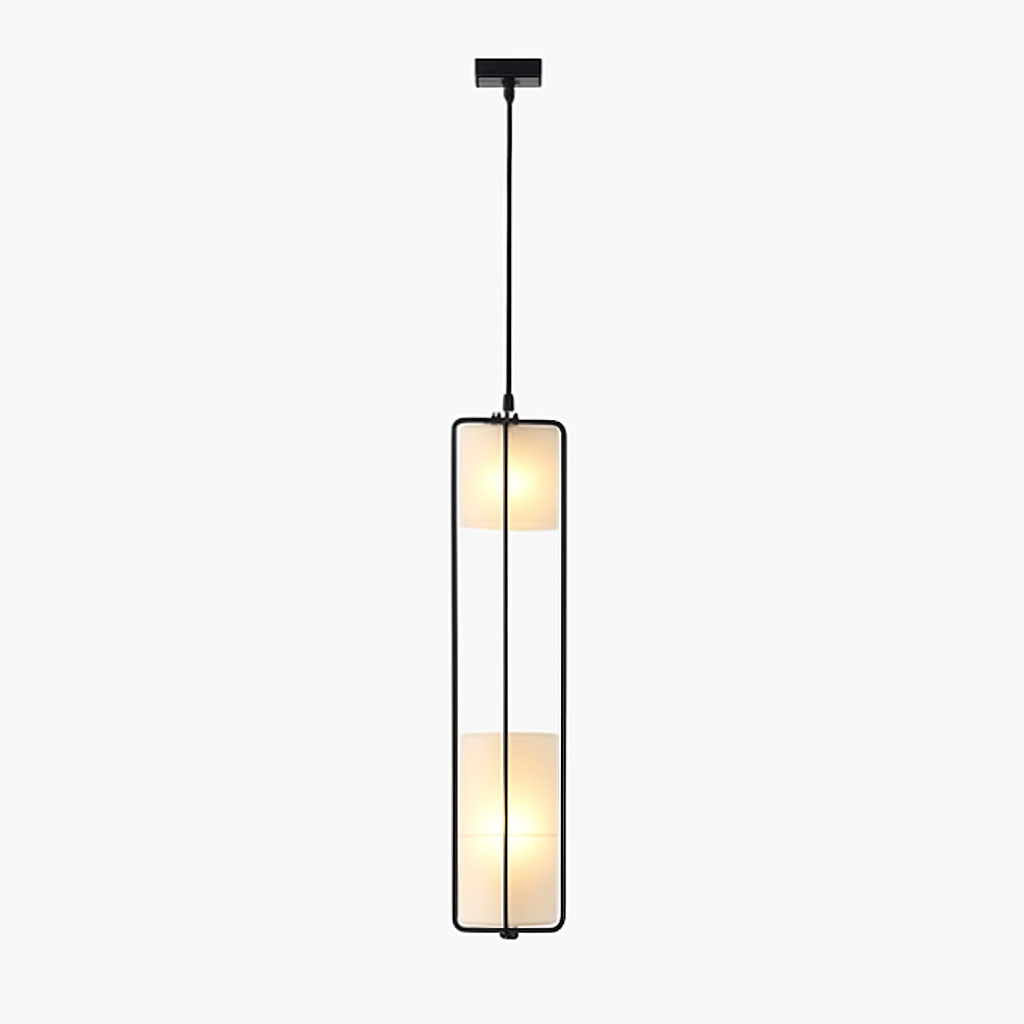 lustre art déco en verre et métal pour intérieur moderne