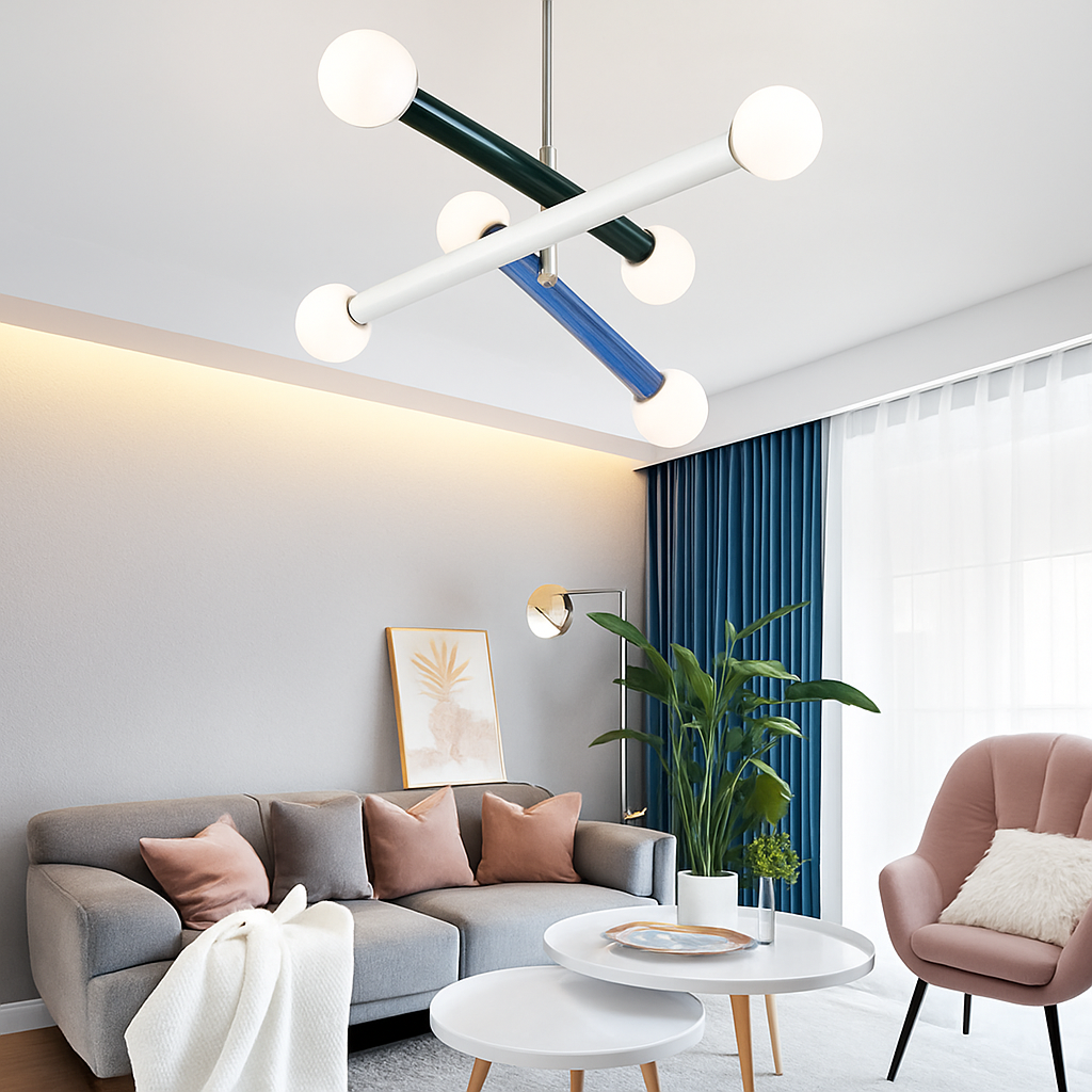 lustre art déco minimaliste éclairage suspendu