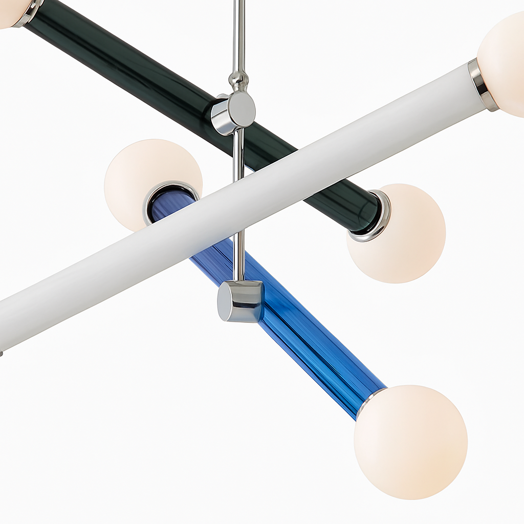 lustre art déco minimaliste éclairage suspendu