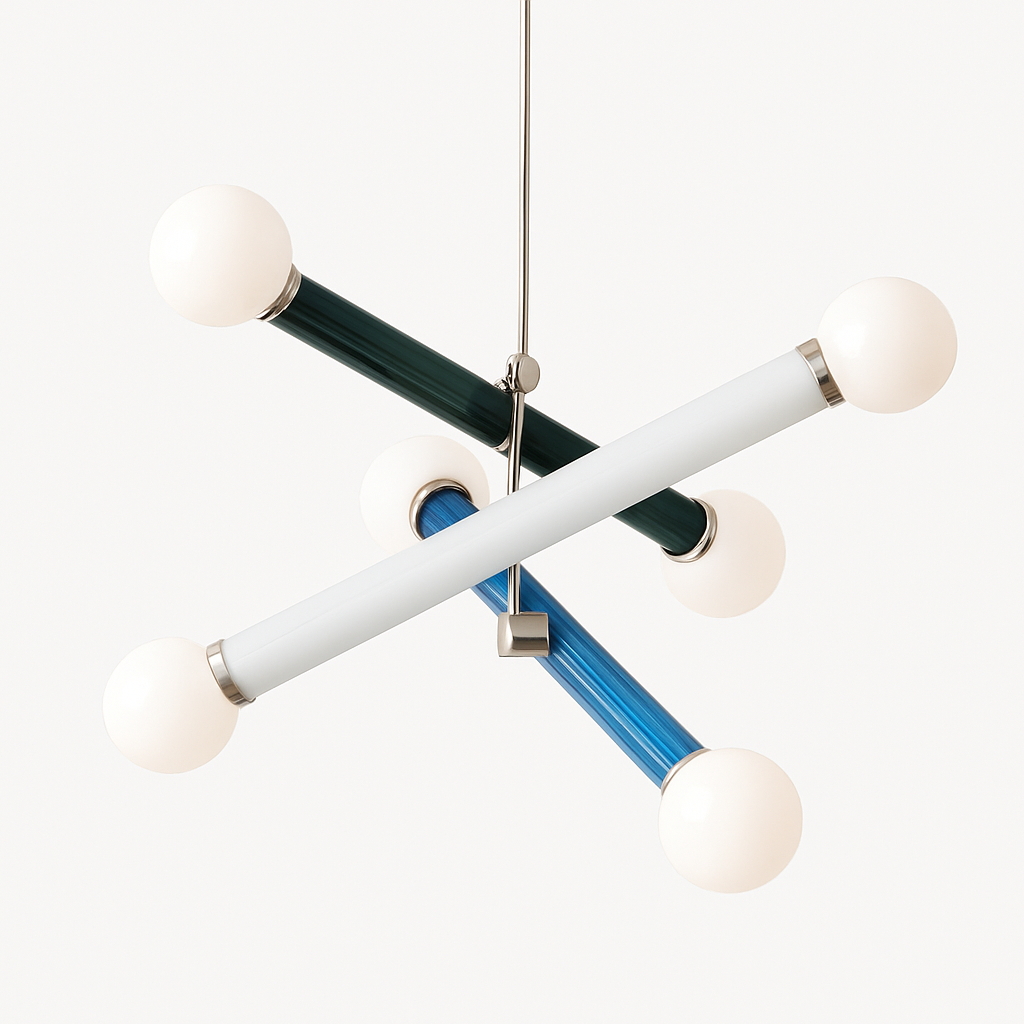 lustre art déco minimaliste éclairage suspendu