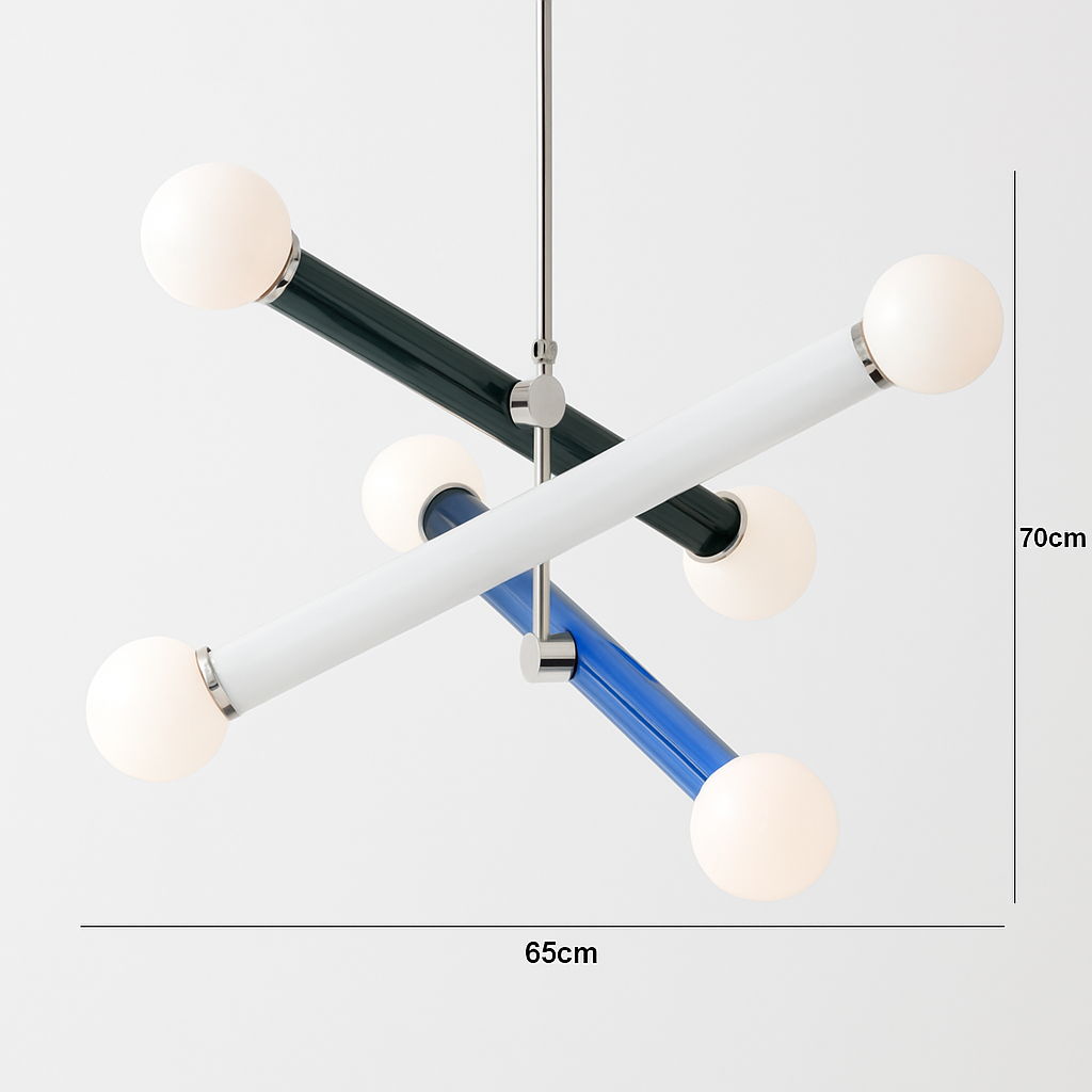 lustre art déco minimaliste éclairage suspendu