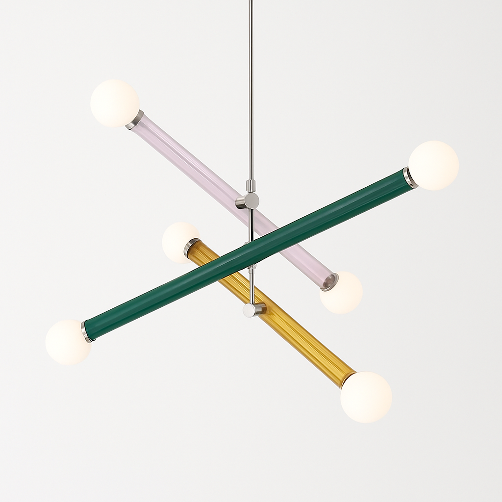 lustre art déco minimaliste éclairage suspendu