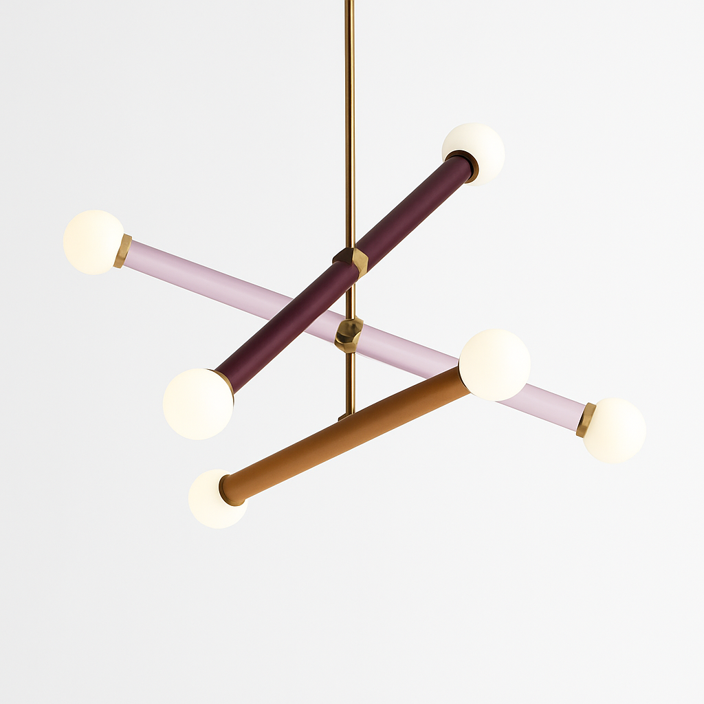 lustre art déco minimaliste éclairage suspendu