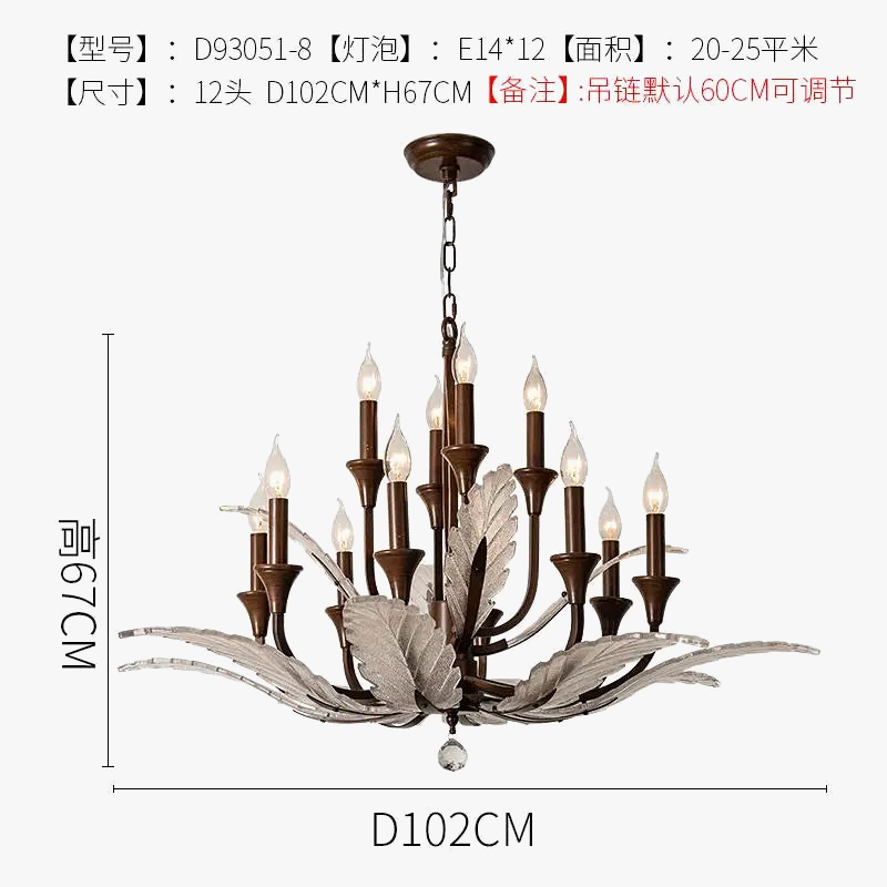 lustre art déco rétro pour éclairage intérieur moderne