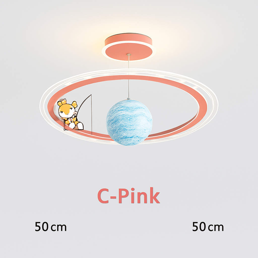 lustre astronaute décoration créative chambre enfants dessin animé