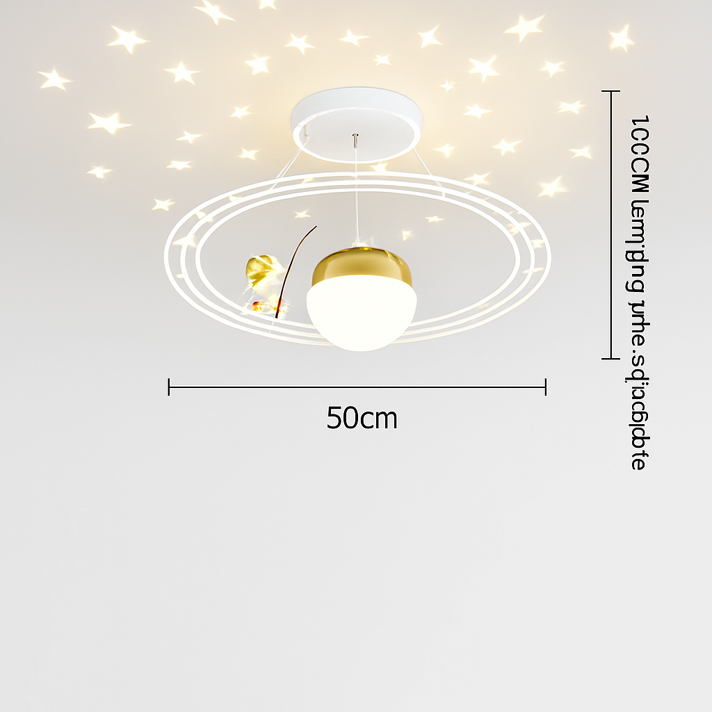 lustre astronaute décoration créative chambre enfants dessin animé