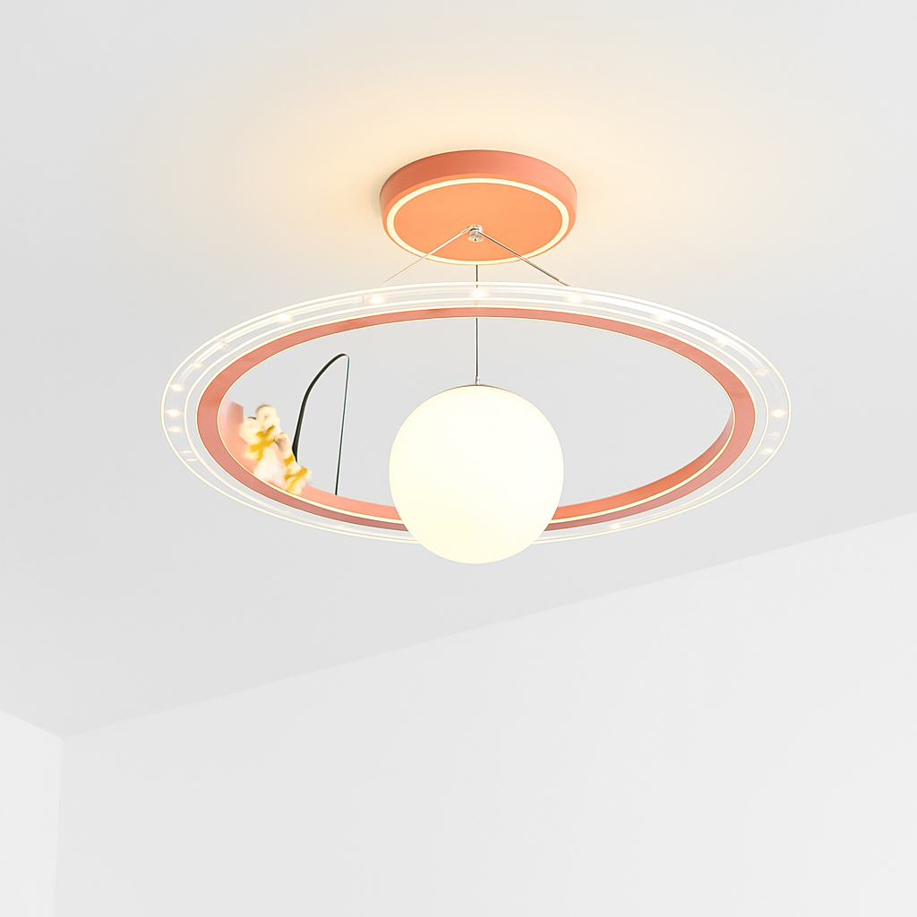 lustre astronaute décoration créative chambre enfants dessin animé