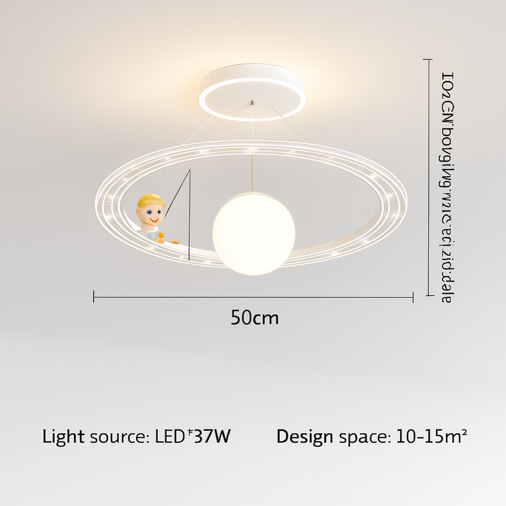 lustre astronaute décoration créative chambre enfants dessin animé