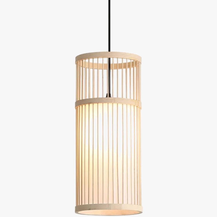 lustre bambou tissé main rotin osier